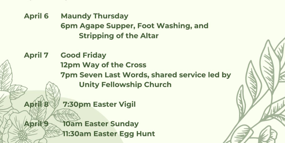 Easter-2023-Schedule